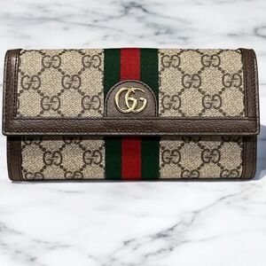 GUCCI OphidiaGG ContinentalWallet